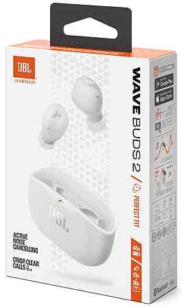 Bluetooth-гарнітура JBL Wave Buds 2 White (JBLWBUDS2WHT) Білий Харьков
