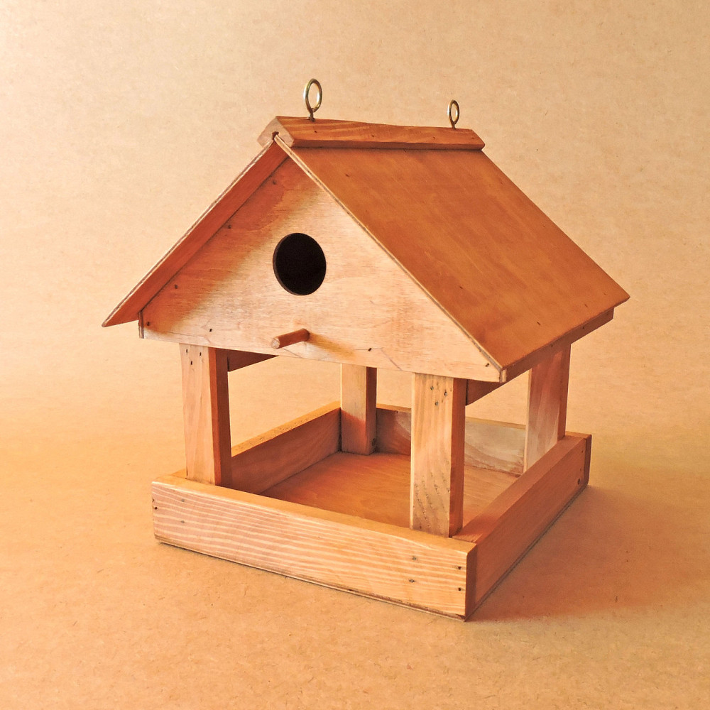 Годівниця з шпаківнею "Горихвостка" каррі Миколаїв - фото 1