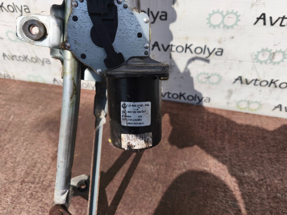 Трапеція двірників з моторчиком Seat Leon 1998-2005 (1J0955325A) Ковель - фото 3