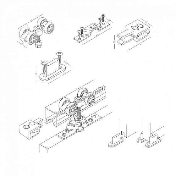 РОЗСУВНА СИСТЕМА SD-100 Київ