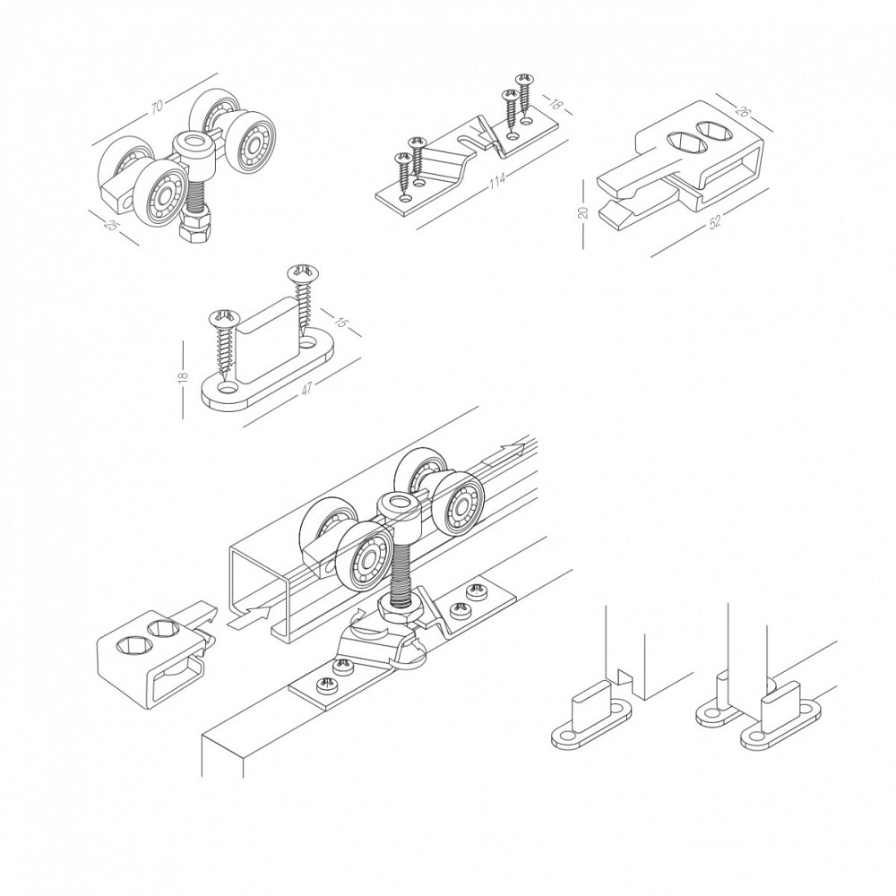 РОЗСУВНА СИСТЕМА SD-100 Киев - изображение 6