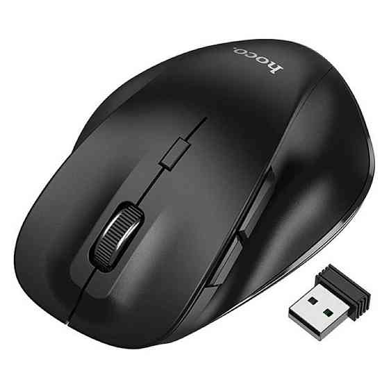 Миша бездротова Hoco GM24 Mystic six-button dual-mode business mouse, колір чорний 6931474799432 Одеса