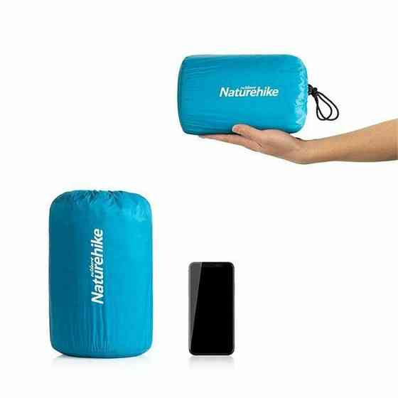 Килимок самонадувний Naturehike C034 NH19Q034-D, 30 мм, Розмір L, блакитний Киев