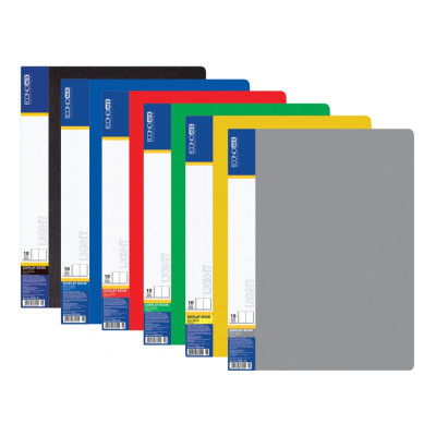 Папка с файлами Economix А4 с 10 файлами, ассорти (E37601) Винница - изображение 1