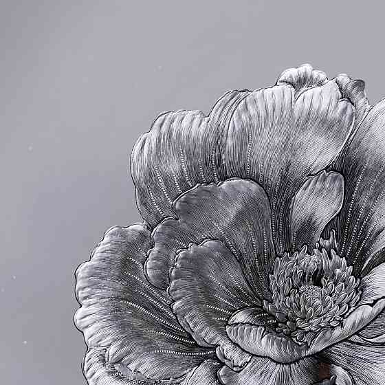 Килимок для сервірування столу Sakura 38 см срібло HP-36327-11G Київ