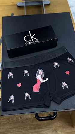 Чоловічі труси-боксери з індивідуальним фото та принтом сердець XXL Чернівці