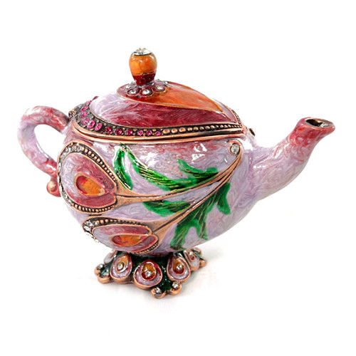 Скринька з металу зі стразами Чайник Київ - фото 1