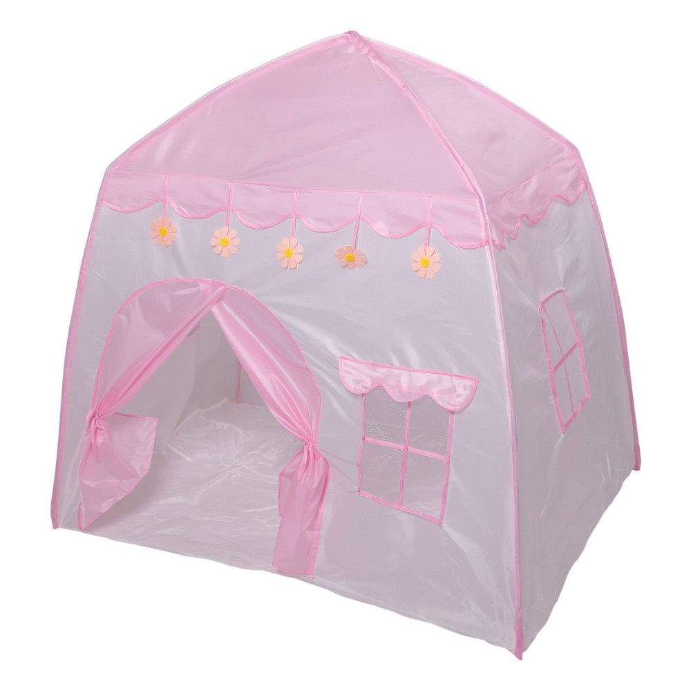 Дитячий ігровий намет будиночок для дівчаток 125×100×120 см намет будиночок для дітей Рожевий H Коломия - фото 9