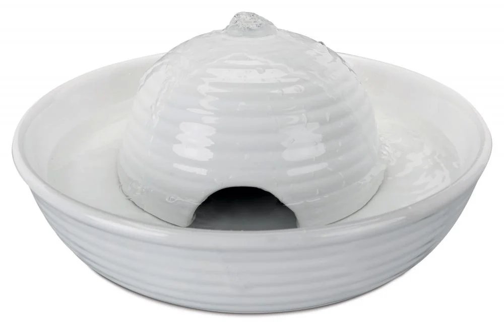 Поїлка фонтан для собак і кішок Trixie Vital Flow Mini (Триксі) 0.8 л 24×10 см керамічний Запоріжжя - фото 1