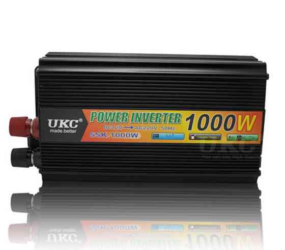 Інвертор перетворювач UKC 12V-220V 1000W Винница