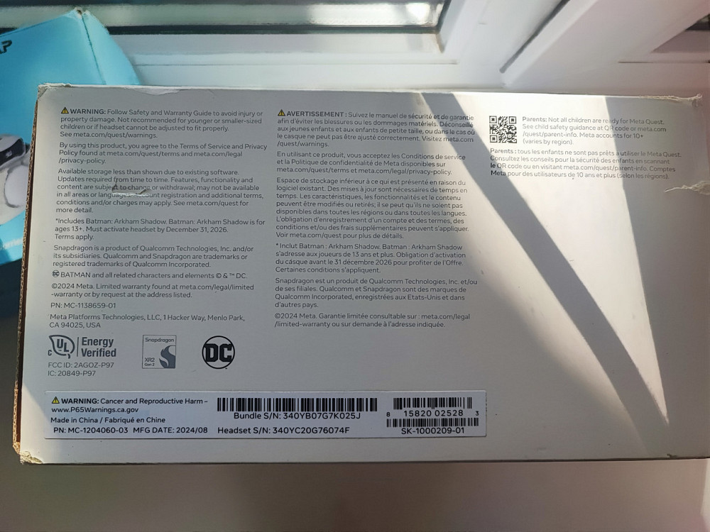 Meta Quest 3S 256GB з дод. кріпленням на голову Київ - фото 4