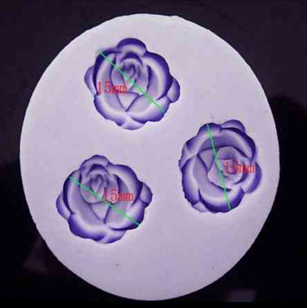 Молд для мастики Розы 46 мм розовый Киев