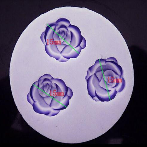 Молд для мастики Розы 46 мм розовый Киев - изображение 6