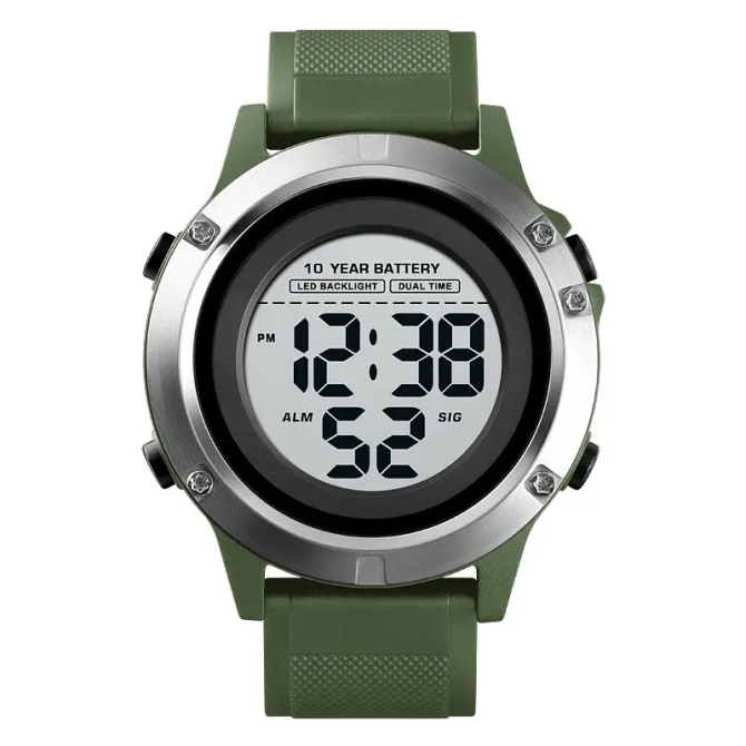 Спортивний наручний годинник Skmei 1518 (Зелений) Вінниця - фото 1