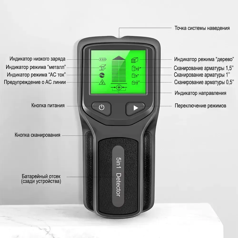 Мультифункциональный сканер стены HW430 Коломия - фото 9