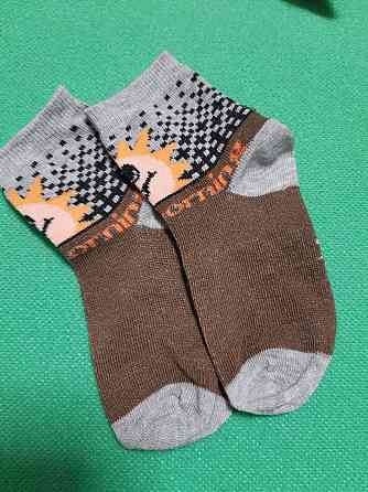 Шкарпетки дитячі коричневі - 7-13років, по устілці 16-20см Київ