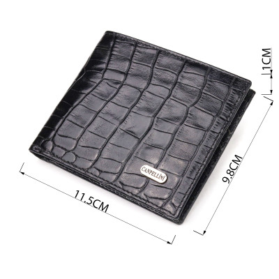 Гаманець Canpellini З натуральної шкіри Чорний (21582) Вінниця - фото 5