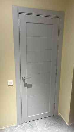 Двері екокошпон, Полотно, серія TETRA, Модель Т-04 (глуха) Колір: Сірий мат. (НОВИНКА) Київ