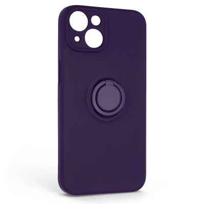 Чехол для мобильного телефона Armorstandart Icon Ring Apple iPhone 14 Dark Purple (ARM68690) Винница - изображение 1