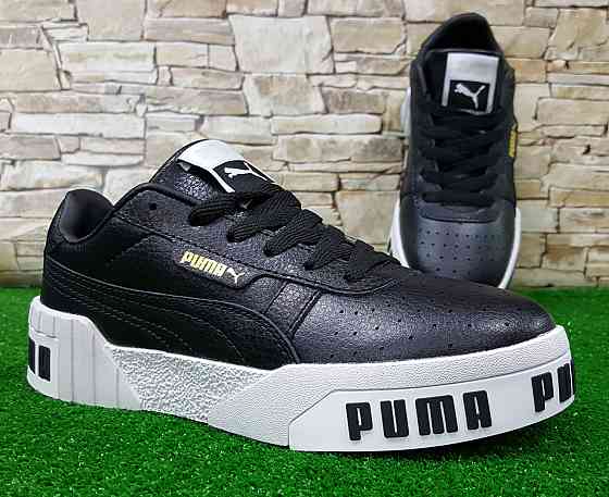 Женские кожаные кроссовки Puma Suede Platform Trace Киев