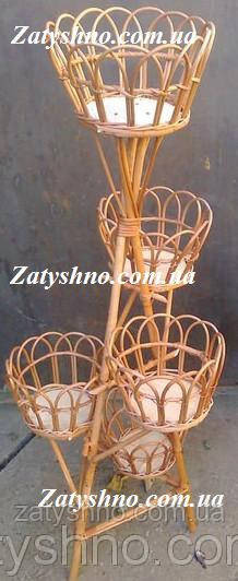 Подставки плетеные из лозы на балкон Киев - изображение 2