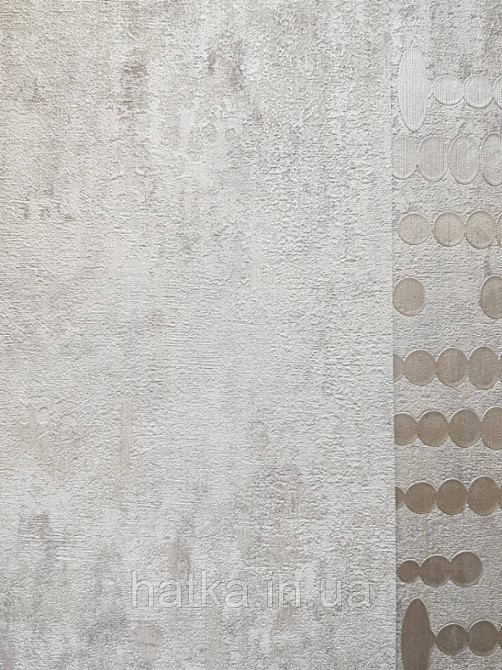 Шпалери вінілові на паперовій основі Zambaiti C88123 ABITAT штукатурку під бетон розмитий сірий сріблястий Київ - фото 3