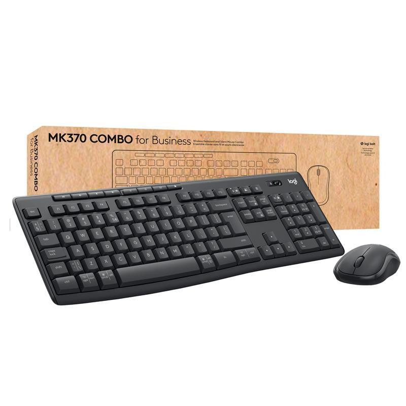 Комплект бездротовий (клавіатура, миша) Logitech MK370 Graphite (920-012077) Чорний Харьков - изображение 7
