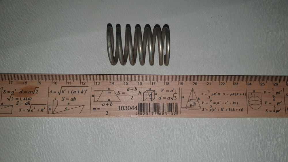 Пружина стиснення 26.7х40х3 мм. СССР. Харків - фото 2