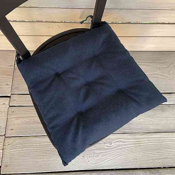 Подушка для стільців (38x38х5 см) Decorator Sawana колір темно-синій 84-039 Київ