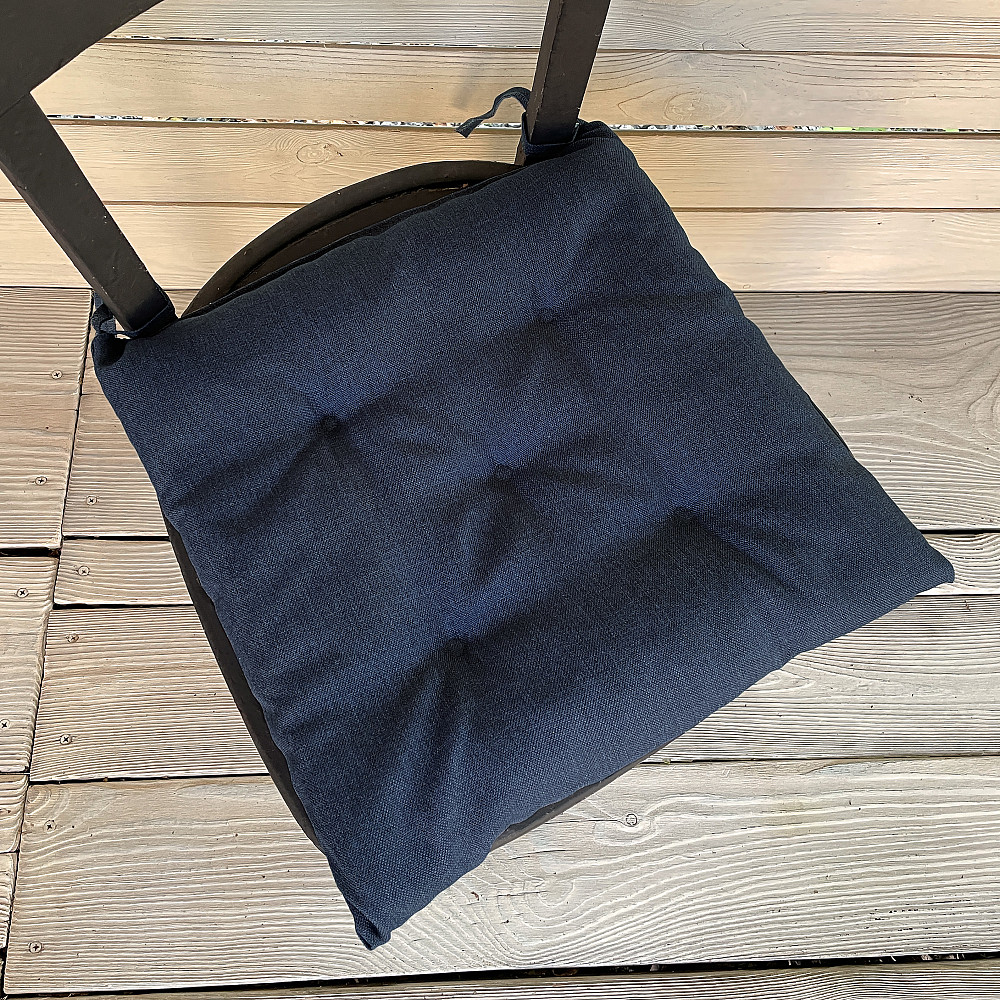 Подушка для стільців (38x38х5 см) Decorator Sawana колір темно-синій 84-039 Київ - фото 1