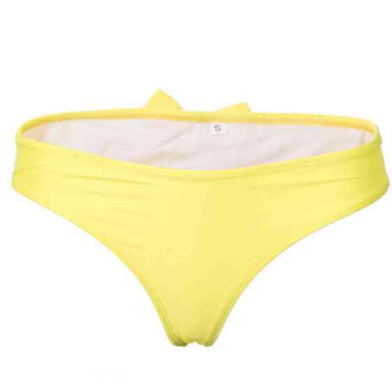 Труси для купальника з бантом жовтий Київ