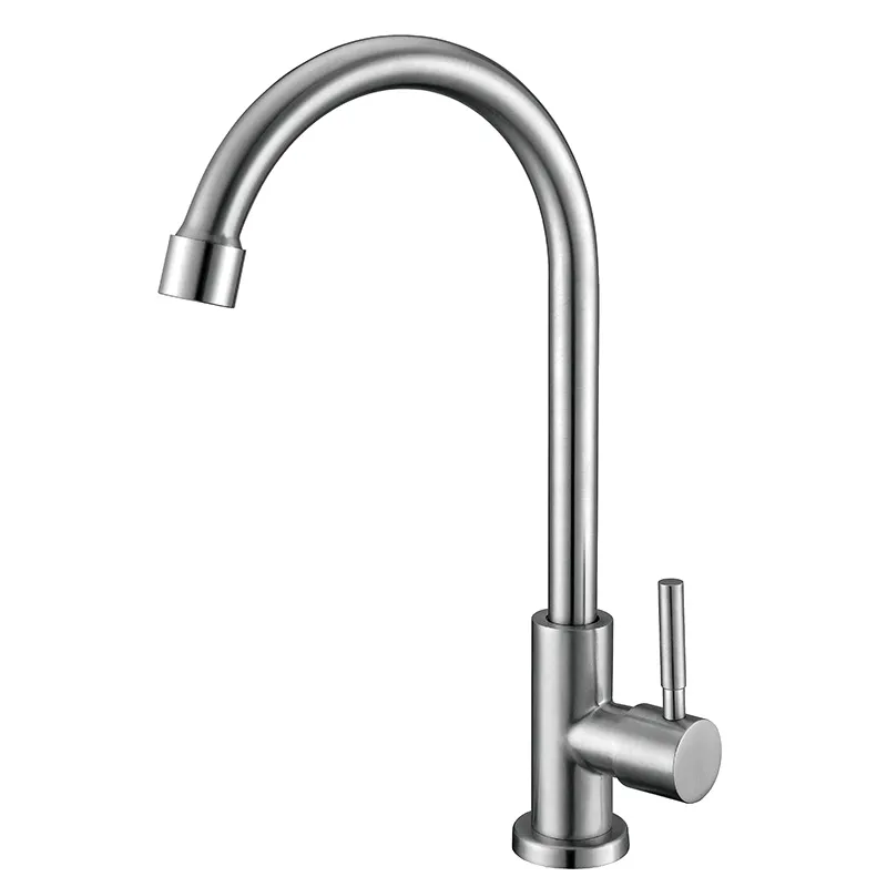 Кран для холодної води Haiba MONO-01.SUS з нержавіючої сталі SUS304   ( HB9614 ) 26015 Харьков - изображение 1