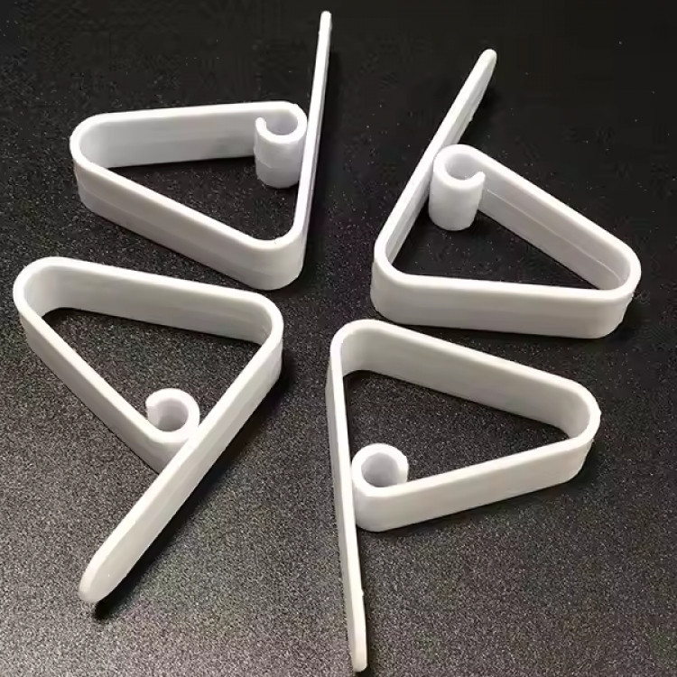 Зажимы для скатерти для стола Белые (12 шт./уп.), фиксатор держатель для скатерти пластиковый Винница - изображение 2