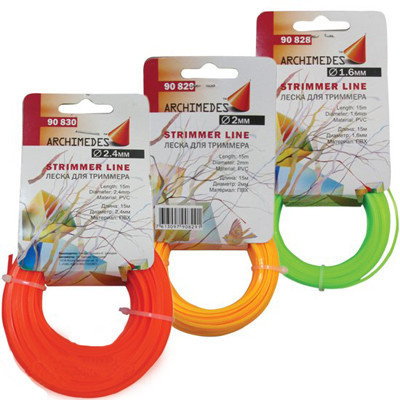 Жилка косильная Forte С Сердечником - 2.4ммx15м (40091) Винница - изображение 1