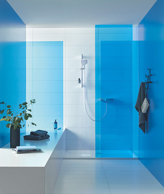 Душовий гарнітур зі штангою, 3 режими струменю Grohe Rainshower SmartActive (26583000)   ( 20406 ) Харьков - изображение 7