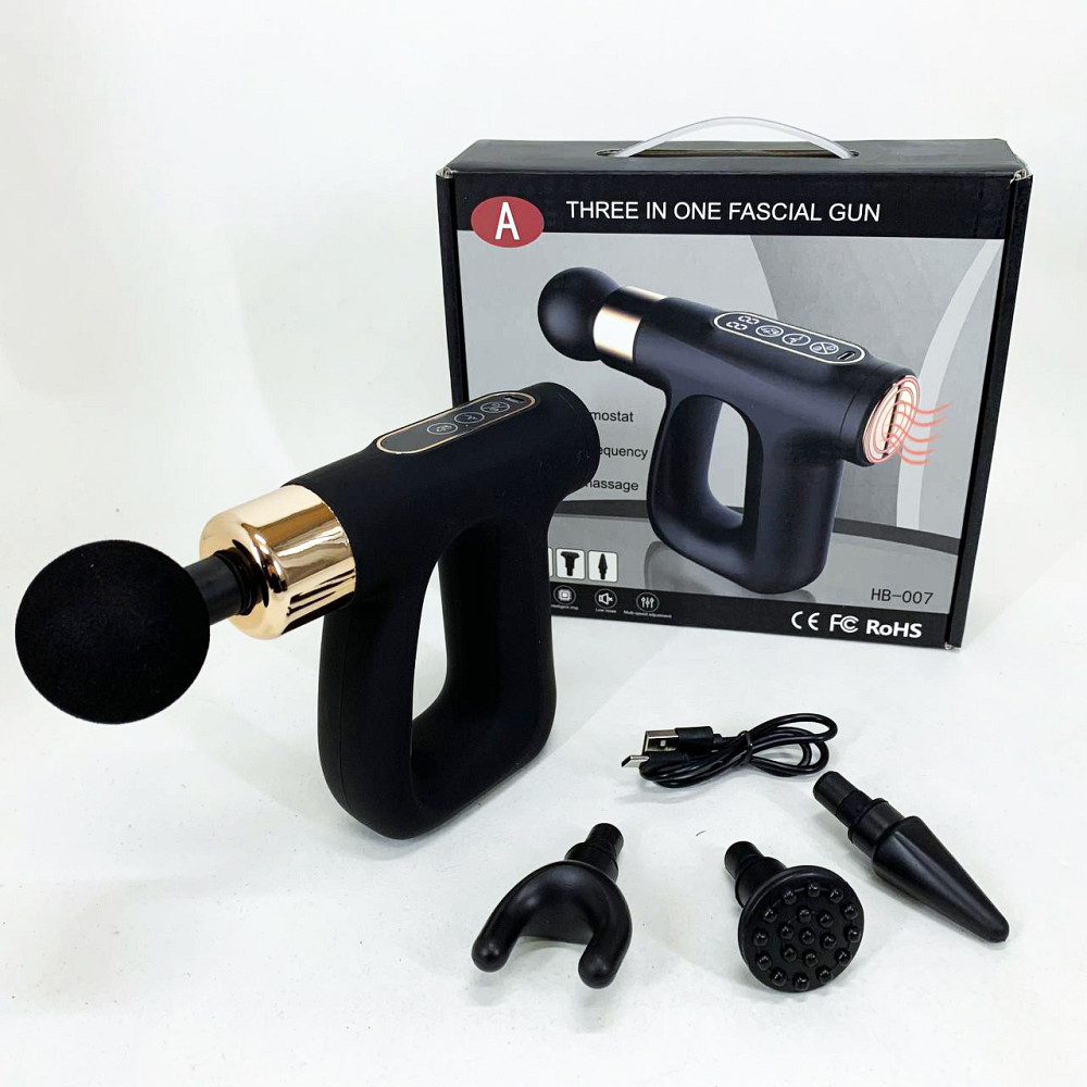 Портативний масажер для тіла, Ударний вібромасажер для тіла, Портативний перкусійний масажер ZK-82 Львів - фото 5