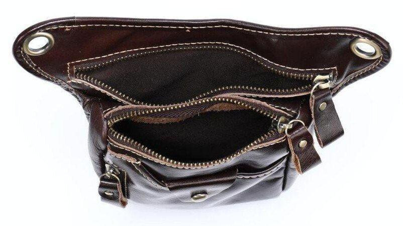 Поясна сумка Коричнева (Vintage) Київ - фото 7