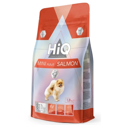 Сухий корм для собак HiQ Mini Adult Salmon 1.8 кг (HIQ46463) Вінниця - фото 1