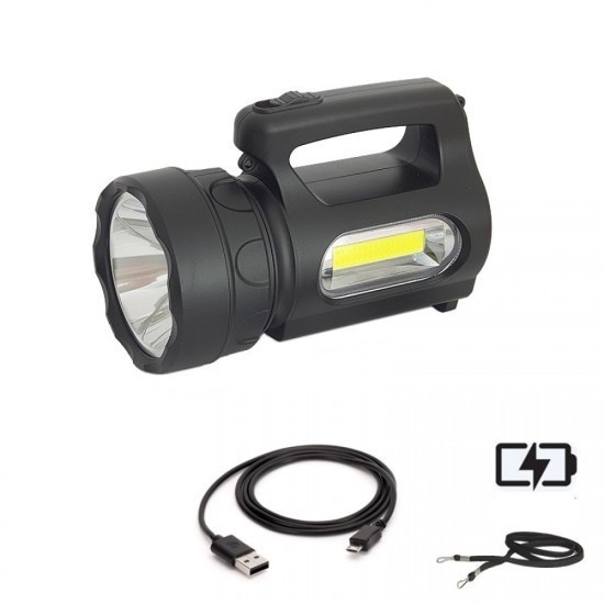 Фонарик Watton WT-613 аккумуляторный ручной LED Каменец-Подольский - изображение 2