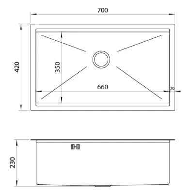Мийка кухонна Nett NB-7042 Вінниця