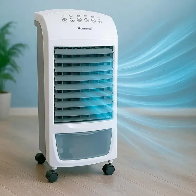 Мобильный воздухоохладитель Domotec MS-1628, 60 Вт – компактный напольный климат-контроль Коломия - фото 1