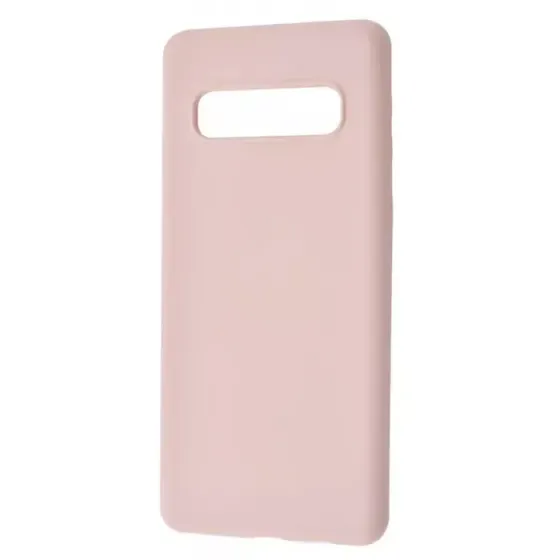 Samsung G973 S10 Чехол накладка Silicone Cover (лиловый) Одесса