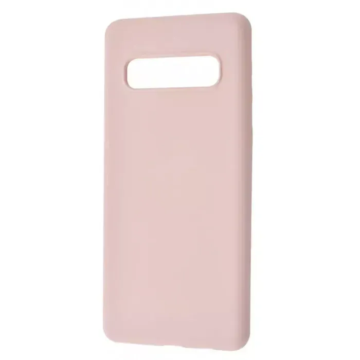 Samsung G973 S10 Чехол накладка Silicone Cover (лиловый) Одесса - изображение 2