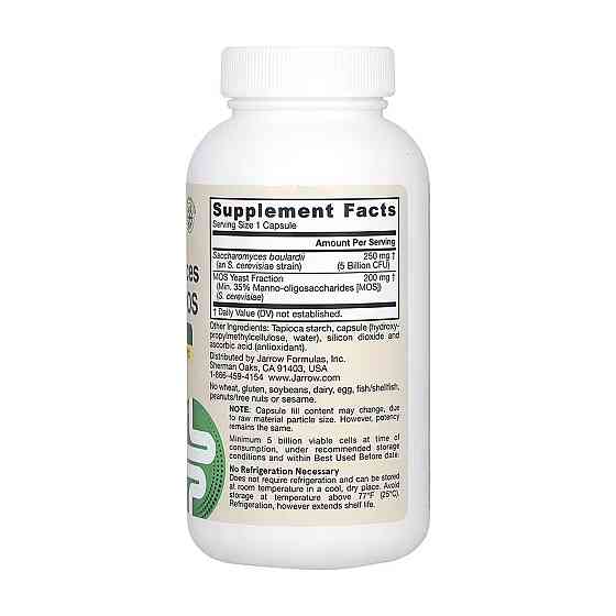 Пробіотик Jarrow Formulas Saccharomyces Boulardii + MOS 90 капс Київ