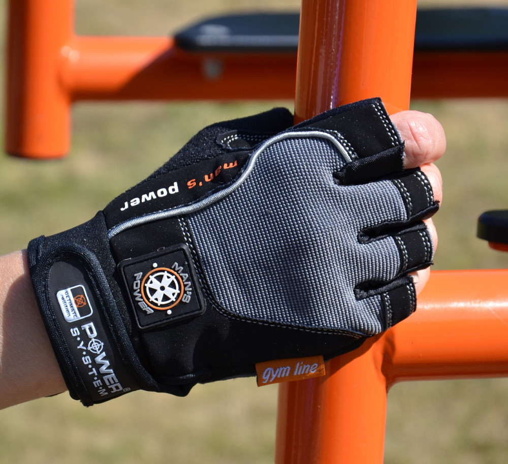 Рукавички для фітнесу Power System PS-2580 Man’s Power Black/Grey XS Кам'янське - фото 8