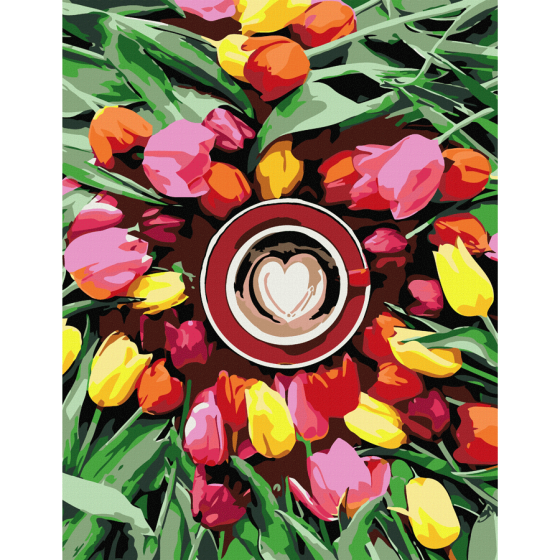 Картина за номерами „Ранкові тюльпани“ 35×45см ROSA START Київ