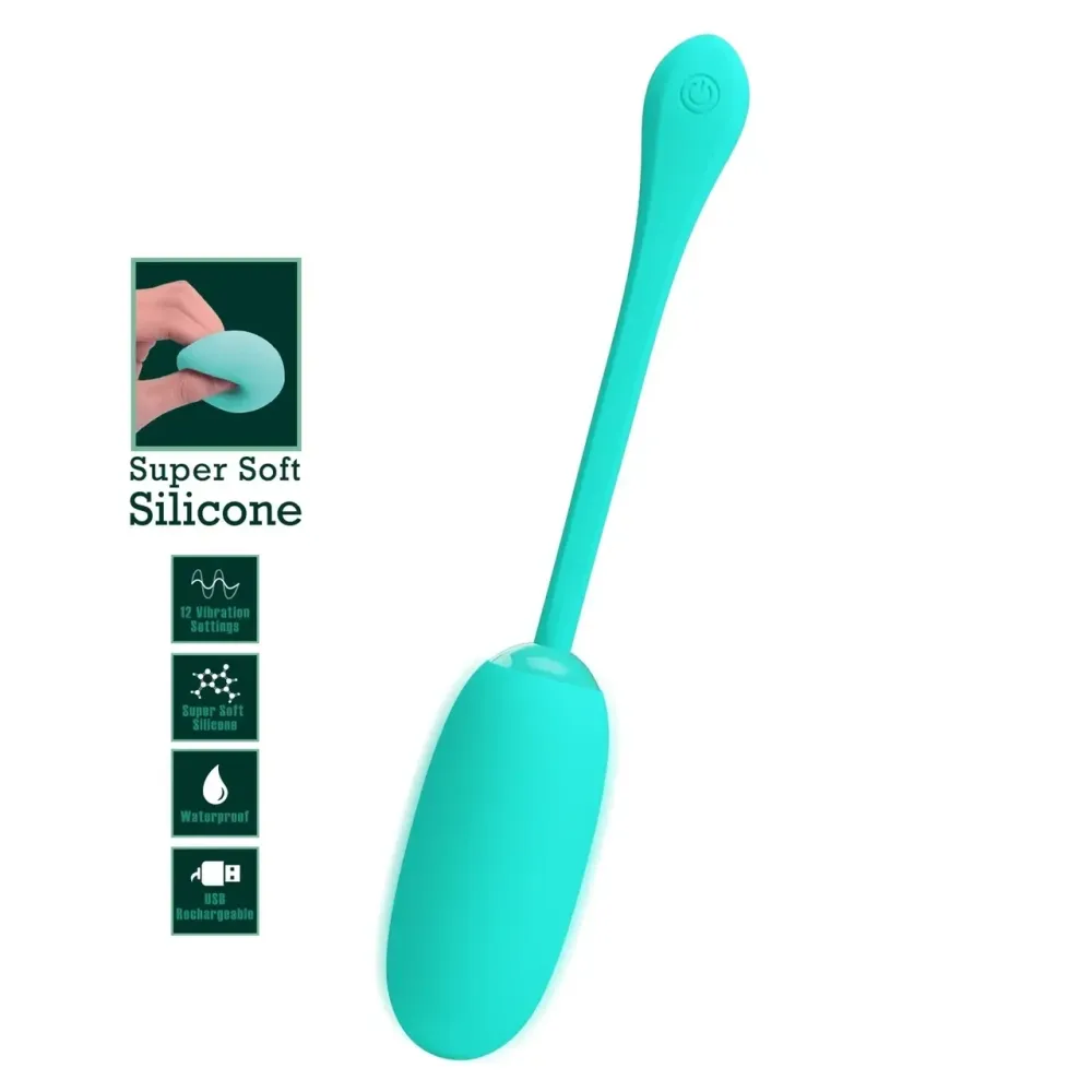 Перезаряжаемое вибро яйцо Pretty Love - Julius EGG Green, BI-014653-4 Sex Aura Киев - изображение 3