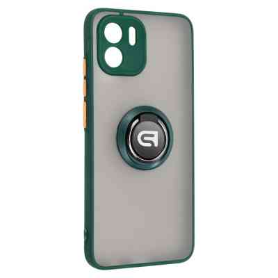 Чехол для мобильного телефона Armorstandart Frosted Matte Ring Xiaomi Redmi A2 Dark Green (ARM68375) Винница