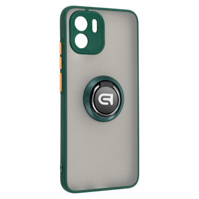 Чехол для мобильного телефона Armorstandart Frosted Matte Ring Xiaomi Redmi A2 Dark Green (ARM68375) Винница - изображение 1