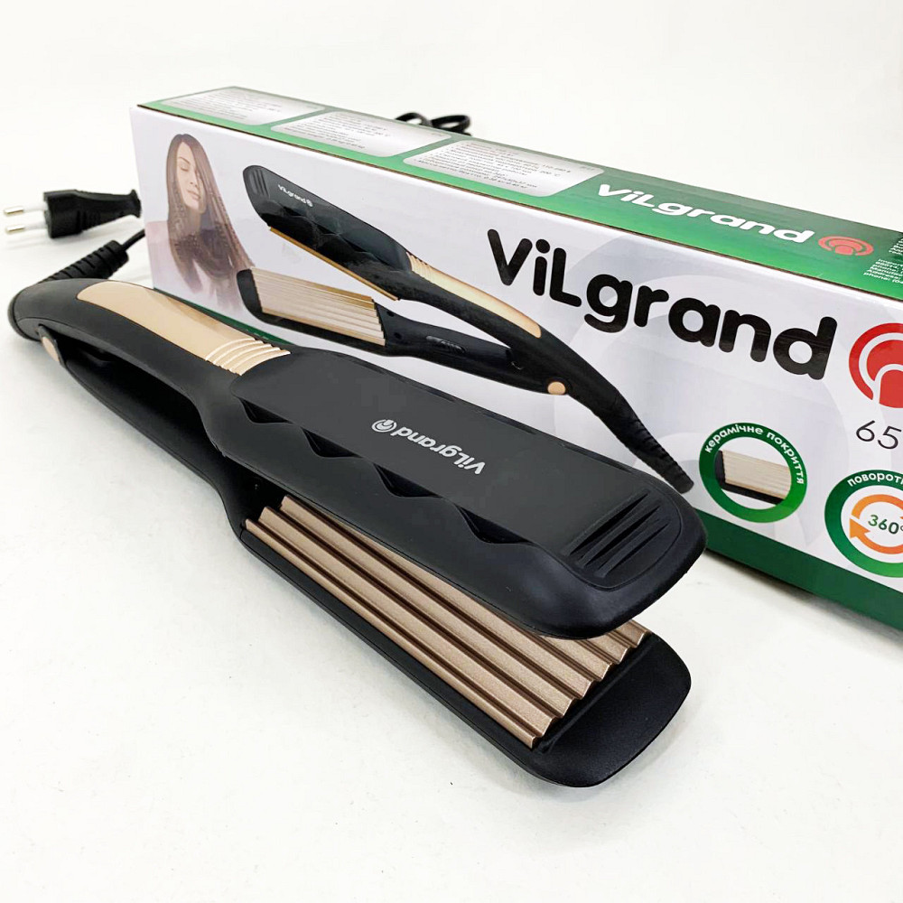 Праска випрямляч ViLgrand VHS-110 65 Вт, Випрямляч плойка випрямляча, Плойка випрямляча ZY-13 Київ - фото 8